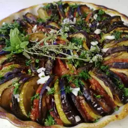 Ratatouille with Spring Garlic, Thyme and Oregano