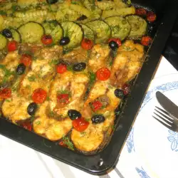 Oven-Baked Carp with Vegetables