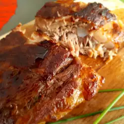 Oven-Baked Pork Ribs with Barbecue Sauce