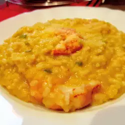 Italiaanse risotto met zeevruchten