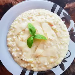 Risotto cu dovlecei și mascarpone