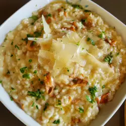 Risotto de rebozuelos y mascarpone