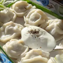 Pelmeni rusos de ternera y cordero