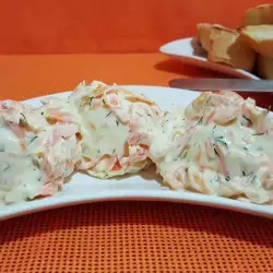 Салата с пържени моркови