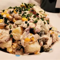 Fischsalat mit geräucherter Makrele