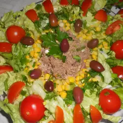 Tuna Cucumber Tomato Salad