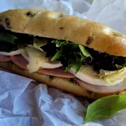 Kaltes Focaccia Sandwich