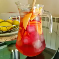 Sangria with Rose, Rum and Brandy