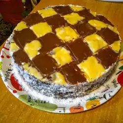 Fancy Checkerboard Cake