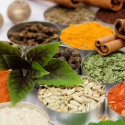 Spices in bowls