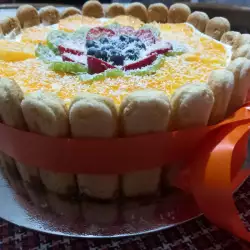 Tarta Charlota Festiva