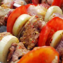 Lamb Skewers with Horseradish Sauce