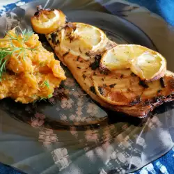 Oven-Baked Mackerel with Lovage and Lemon