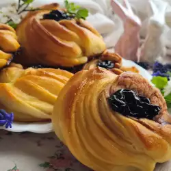 Pequeños bollos dulces de brioche