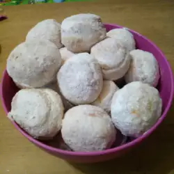 Bolitas de vainilla con mermelada