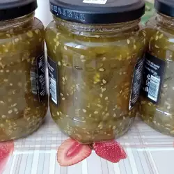 Green Tomato Jam with Vanilla