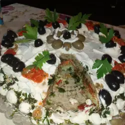 Slana torta sa korama i kremom