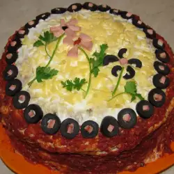 Pancake Cake with Decoration