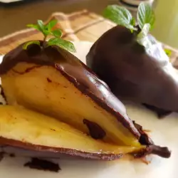 Chocolate Pears with Mint Flavor