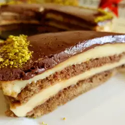 Torta sa kremom od vanile i čokoladom