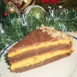 Čokoladna torta sa kremom od bundeve