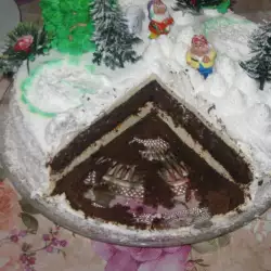 Novogodišnja torta sa tiramisu kremom