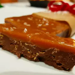 Turrón de chocolate con toffee salado