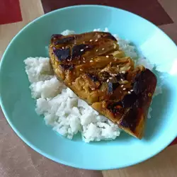 Patlidžan unagi sa pirinčem