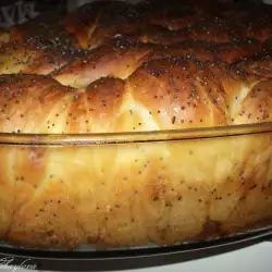 Twisted Loaf with Feta Cheese and Cheese