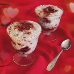 Vegan Chia Pudding with Wild Strawberry Jam