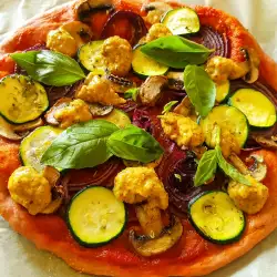 Vegan Pizza with Beetroot Crust