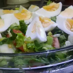 Easter Salad with a Light Dressing