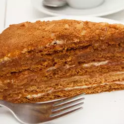 Tarta casera de miel