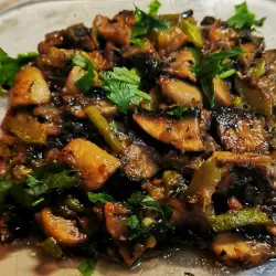 Sautéed Mushrooms and Zucchini