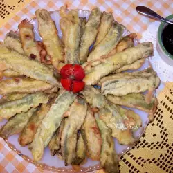 Breaded Green Beans with Balsamic Dressing