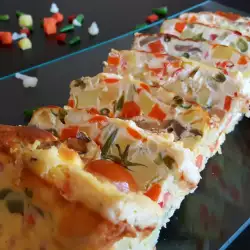 Terrina de verduras con queso crema