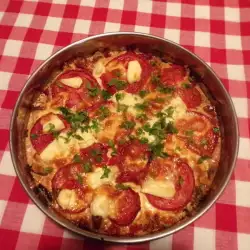 Tasty Vegetable Casserole with Processed Cheese