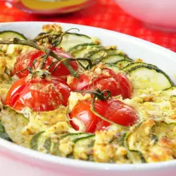 Zucchini and Tomato Flan