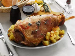 Roasted Lamb Leg