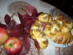 Baguettes with White Cheese and Flaxseed