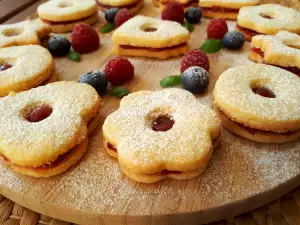 Linzer koekjes met baileys