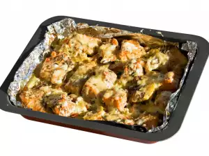 Oven-Grilled Mackerel with Cheese