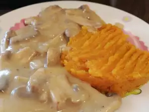 Instant Pot Sweet Potato with Mushroom Porridge