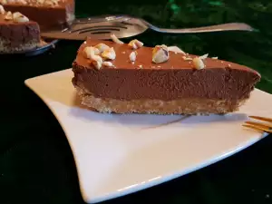 Tarta de galletas con mousse de chocolate