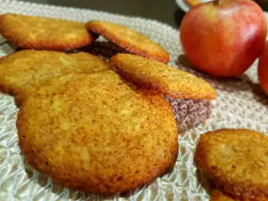 Koekjes met appels en zure room