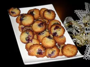 Blueberry, Coconut and Vanilla Cookies