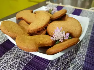 Biscuiți din făină integrală, cu miere și lapte