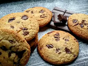 Galletas fáciles con trocitos de chocolate