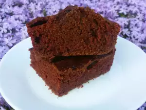 Gezonde vegan brownie