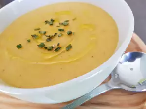 Peas and Broccoli Cream Soup